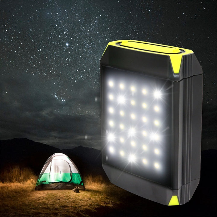 Waterproof LED camping light designed to withstand outdoor elements.
